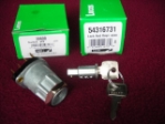 Lucas 2-position Ignition Switch with Lock Barrel and 2 Keys, New 