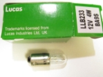 Lucas LLB233 Bayonet-base Bulb, New 
