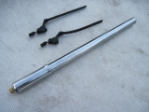 Frame Mount Chrome Bicycle Pump, most English bicycles, New 