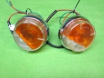 Lucas L632 Amber/Clear Lamp Pair, Original 