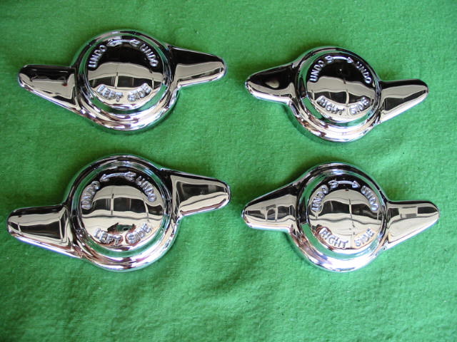 Knock-off Spinners, 8 or 12 TPI, Set of 4, New 