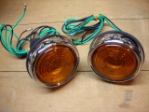 Genuine Lucas L563 Amber Lamp Pair, New "Lucas directional lights" "Lucas indicator lights" "Lucas turn signal lights" Lucas directional lamps" "Lucas indicator lamps" "Lucas turn signals"