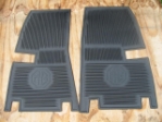 AMCO-Style Rubber Floor Mat Pair, MGA, New 