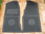 AMCO-Style Rubber Floor Mat Pair, MGB, MGC, early or late, New 