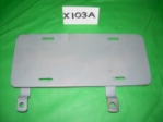 Front License Plate Bracket, Jaguar XK120 USA models, #X103A, New 
