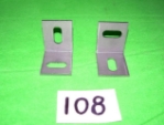 Valance or Battery  Bracket Pair, Jaguar XK120, XK140, XK150, #X108, New valence