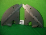 Front Wing Diaphragm Pair, Jaguar XK120, #X18, New 