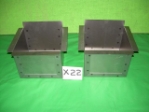 Battery Box Pair, Jaguar XK120, #X22, New 
