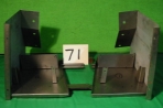 Battery Box/Shelf Partial Assembly Pair, Jaguar XK150, XK150-S, #X71, New 