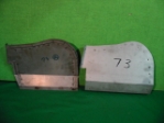 Upper ShieldMudshield/Splash Guard Pair, Jaguar XK150, #X73 