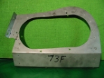 Left Shield for Servo Tank, Jaguar XK150, #X73FL, New 