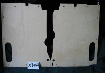 Wood Floor Pair, Jaguar XK140 DHC & OTS, Manual Transmission, #XW4, New 