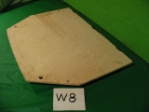 Wood Spare Wheel Cover, Jaguar XK140, XK150, 21", #XW8, New 