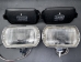 Lucas FT8 Square 8 Foglamp Pair, MG Midget, MGB; Rolls-Royce; Shelby Mustang; Triumph TR6, Excellent - Shelby Square 8 NOS Pair exc. original