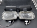 Lucas FT8 Square 8 Foglamp Pair, MG Midget, MGB; Rolls-Royce; Shelby Mustang; Triumph TR6, Excellent - Shelby Square 8 NOS Pair exc. original