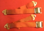 Pair Red Safeguard Seatbelts 